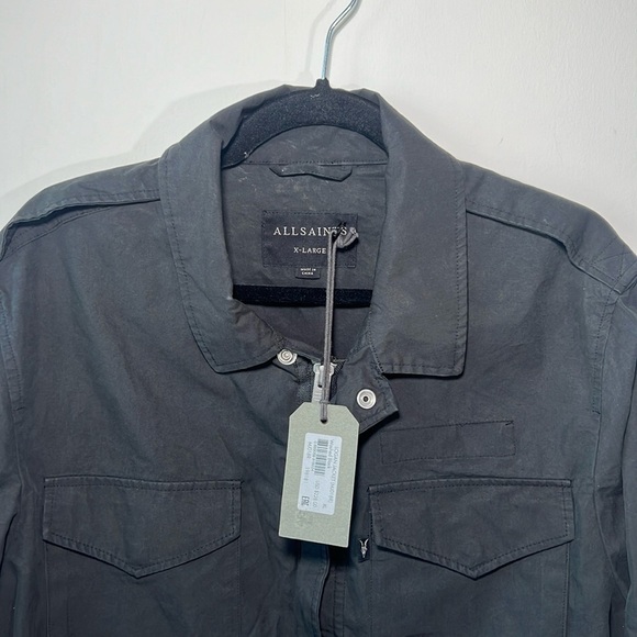 Allsaints Jacket 4 Pocket Detail Black - Picture 5 of 7